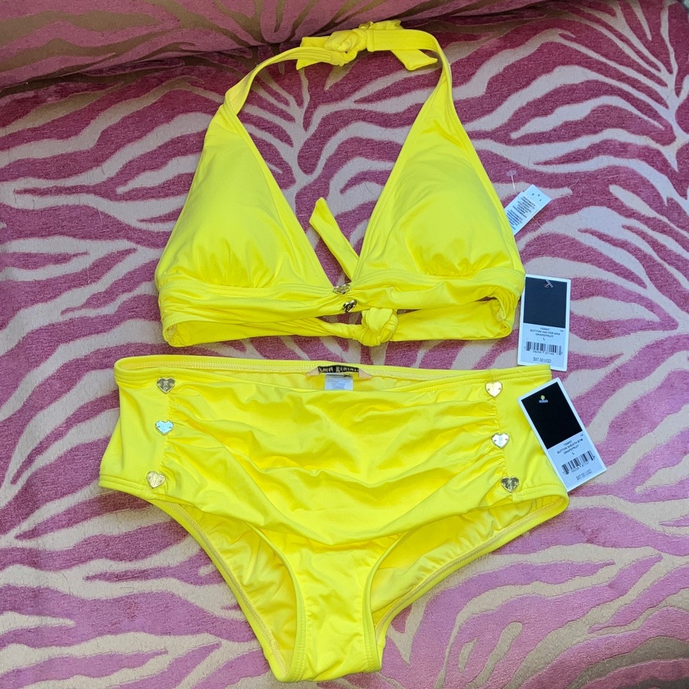 Juicy Couture Yellow Bikini Set